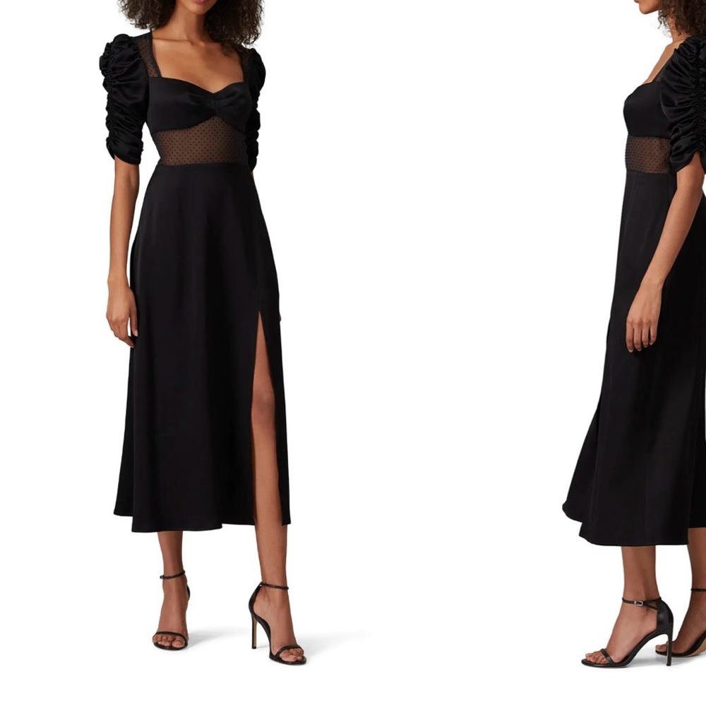 NWT Allen Schwartz Joanna Satin dress